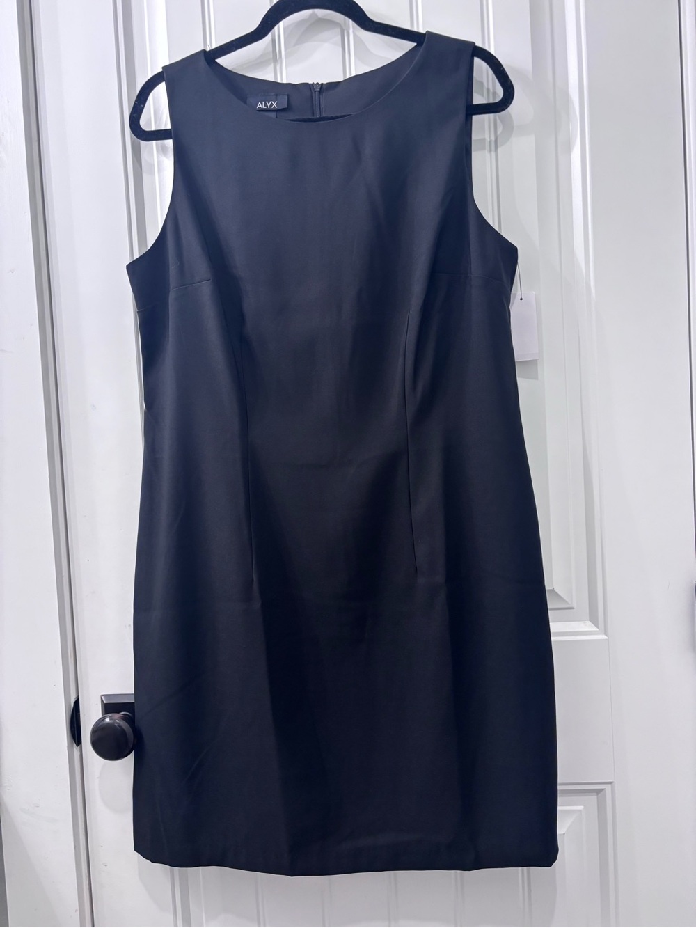 ALYX Black Sleeveless Mini Shift Dress